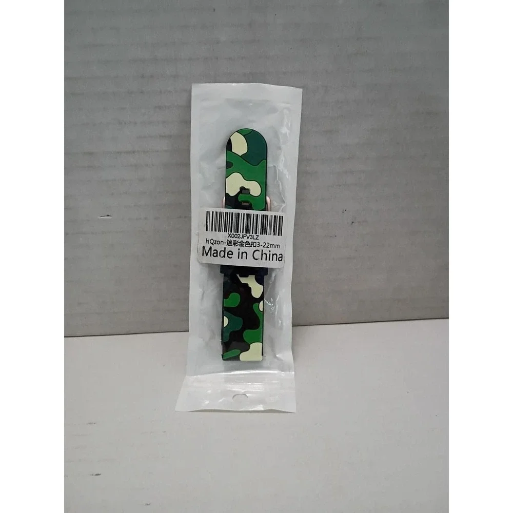 Galaxy Active 2 Camouflage Silicone Watch Band Quick Release Strap 20mm 22mm New